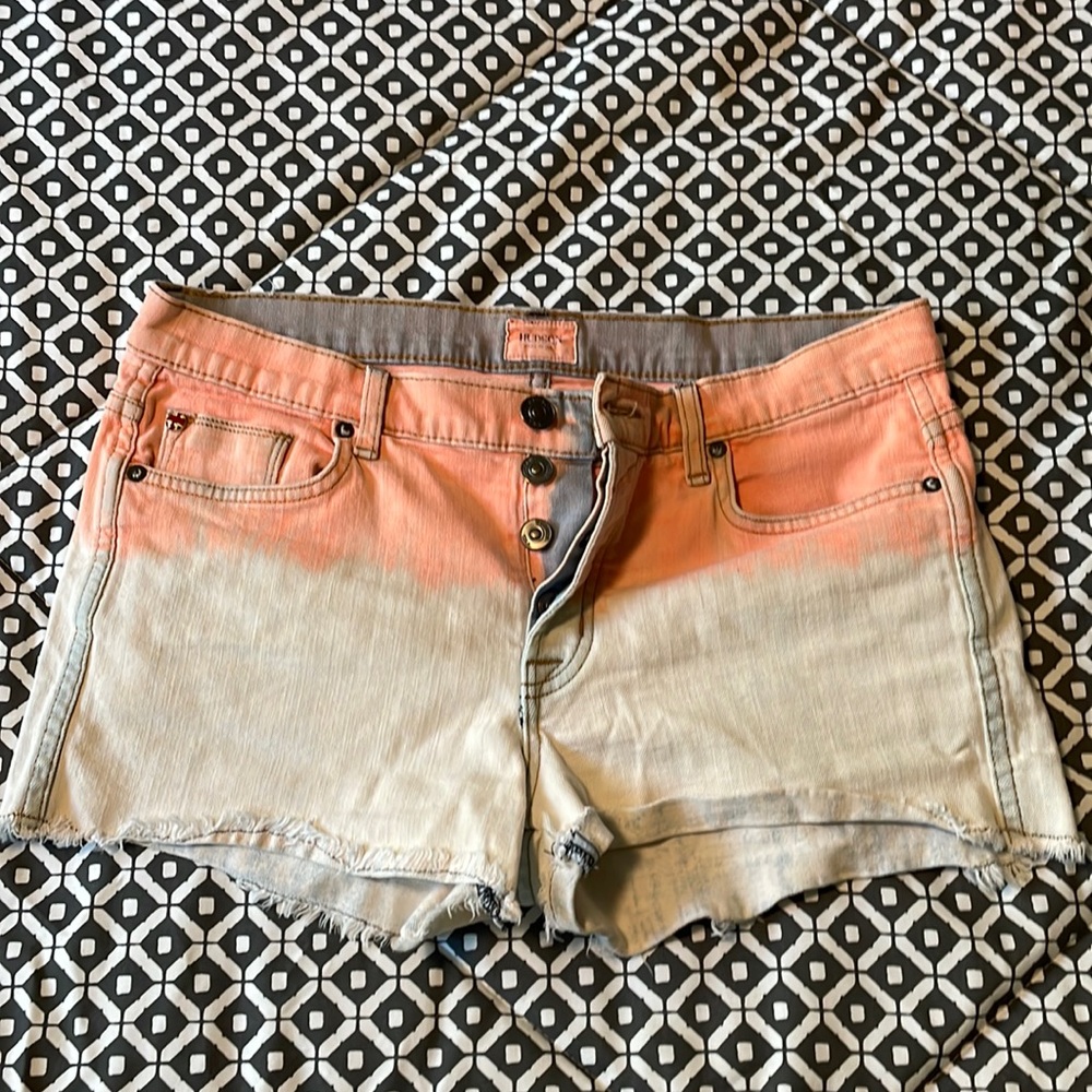 Hudson Tie Dye Jean Shorts